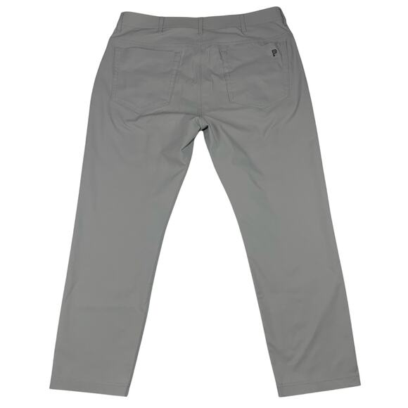 Public Rec Dealmaker 5 Pocket Pants Mens 33x28 Fog Gray Stretch Work Golf Office - Picture 3 of 13